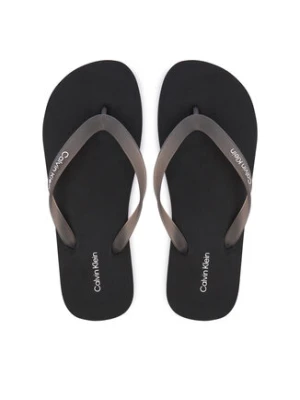 Calvin Klein Japonki Beach Thong Slide HM0HM02105 Czarny