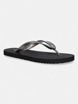 Calvin Klein japonki damskie FLIP FLOP TPU METALLIC