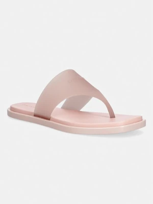 Calvin Klein japonki damskie JELLY SANDAL THONG MAT TRAN TPU