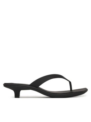 Calvin Klein Japonki Flip Flop Kitten Heel Thong Tpu HW0HW02965 Czarny