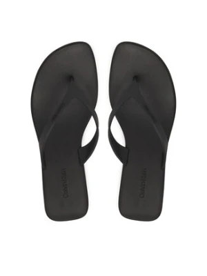 Calvin Klein Japonki Flip Flop Kitten Heel Thong Tpu HW0HW02965 Czarny