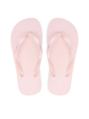 Calvin Klein Japonki Flip Flop Tpu Metallic HW0HW02956 Różowy jasny