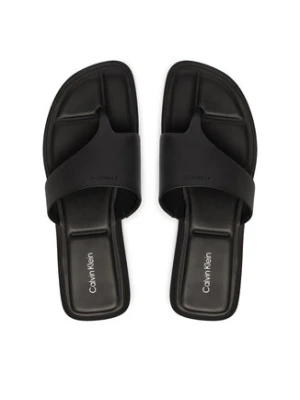 Calvin Klein Japonki Leather Toe Post Sandals HW0HW02866 Czarny
