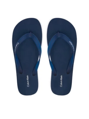 Calvin Klein Japonki Logo Strap HM0HM02105 Granatowy