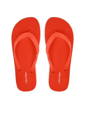 Calvin Klein Japonki Logo Strap HM0HM02105 Pomarańczowy