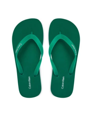 Calvin Klein Japonki Logo Strap HM0HM02105 Zielony