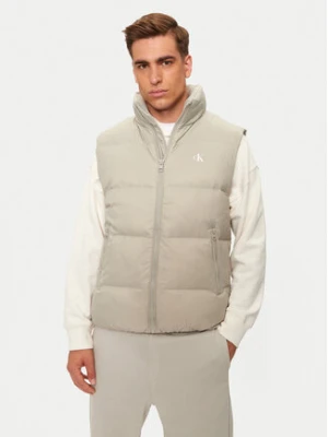 Calvin Klein Jeans Bezrękawnik Essentials J30J325901 Beżowy Regular Fit