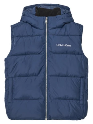 Calvin Klein Jeans Bezrękawnik IB0IB02535 D Niebieski Regular Fit