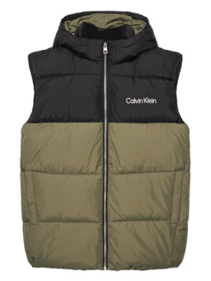 Calvin Klein Jeans Bezrękawnik IB0IB02535 D Zielony Regular Fit