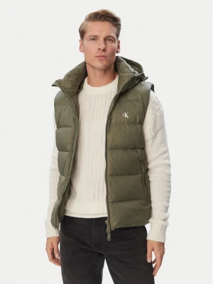 Calvin Klein Jeans Bezrękawnik LV04RG514G Khaki Regular Fit