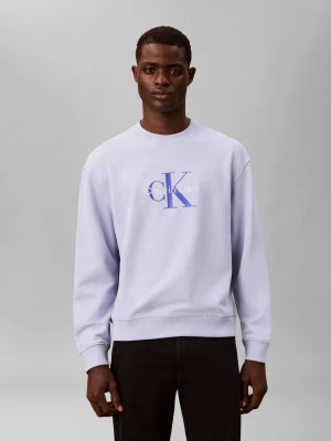 Calvin Klein Jeans Bluza 350TERRY | Relaxed fit błękitny