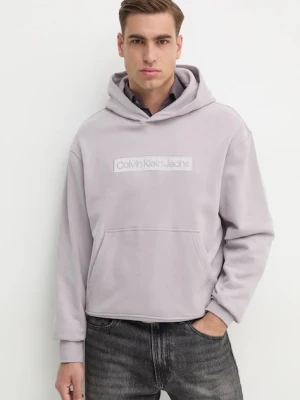 Calvin Klein Jeans bluza bawełniana szary