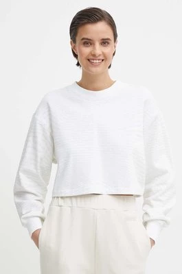 Calvin Klein Jeans bluza bawełniana damska kolor biały wzorzysta J20J223072