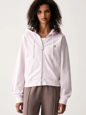Calvin Klein Jeans bluza damska bawełniana różowy