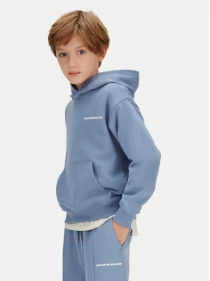 Calvin Klein Jeans Bluza IB0IB02618 Niebieski Relaxed Fit