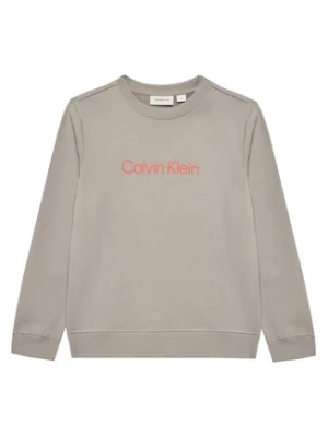 Calvin Klein Jeans Bluza Inst Logo IU0IU00680 D Szary Regular Fit