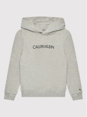 Calvin Klein Jeans Bluza Institutional IU0IU00163 Szary Regular Fit