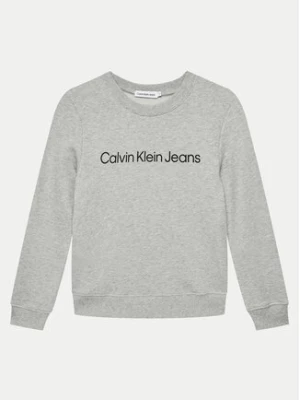 Calvin Klein Jeans Bluza IU0IU00581 Szary Regular Fit