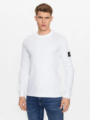 Calvin Klein Jeans Bluza J30J323485 Biały Regular Fit