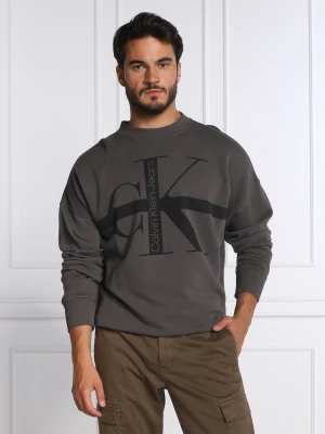 Calvin Klein Jeans Bluza | Loose fit grafitowy