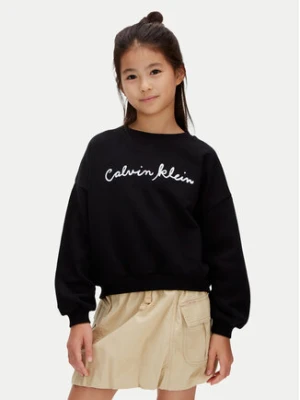 Calvin Klein Jeans Bluza LVCKSJB25G Czarny Relaxed Fit