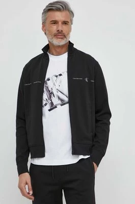 Calvin Klein Jeans bluza męska kolor czarny z nadrukiem J30J325493