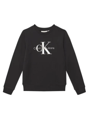 Calvin Klein Jeans Bluza Monogram IU0IU00675 D Czarny Regular Fit