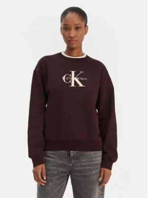 Zdjęcie produktu Calvin Klein Jeans Bluza Monologo LV047B234G Brązowy Regular Fit