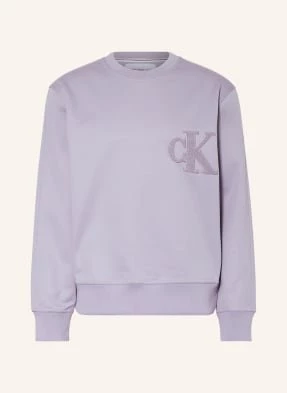 Calvin Klein Jeans Bluza Nierozpinana lila
