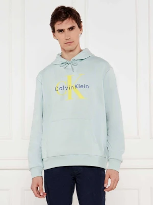Calvin Klein Jeans Bluza | Regular Fit miętowy