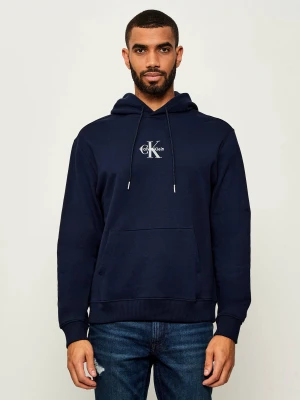 Calvin Klein Jeans Bluza Terry | Regular Fit granatowy