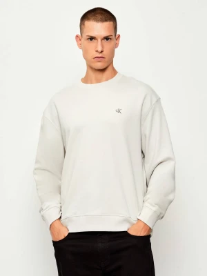 Calvin Klein Jeans Bluza TERRY | Regular Fit beżowy