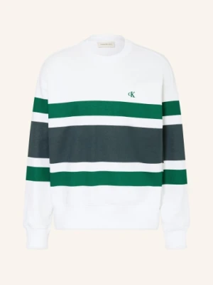 Calvin Klein Jeans Bluza Terry weiss