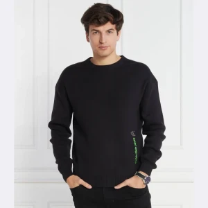 Calvin Klein Jeans Bluza VERTICAL INSTITUTIONAL | Regular Fit