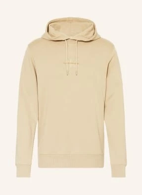 Calvin Klein Jeans Bluza Z Kapturem beige