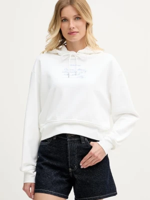 Calvin Klein Jeans bluza z kapturem damska bawełniana