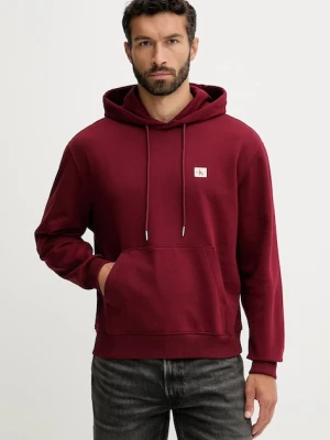 Calvin Klein Jeans bluza z kapturem męska bawełniana