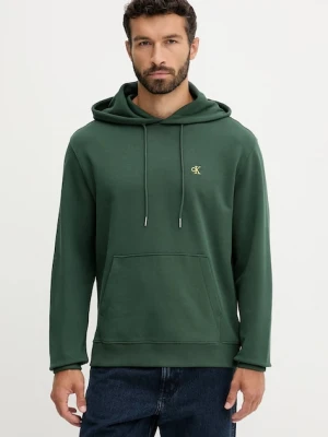 Calvin Klein Jeans bluza z kapturem męska bawełniana