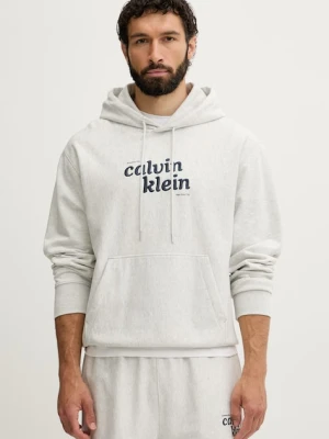 Calvin Klein Jeans bluza z kapturem męska z bawełną