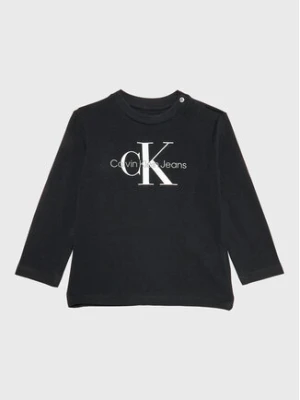 Calvin Klein Jeans Bluzka Monogram IN0IN00005 Czarny Regular Fit