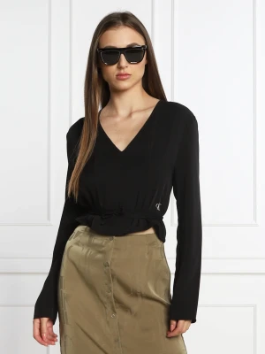 Calvin Klein Jeans Bluzka | Regular Fit czarny