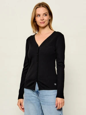 Calvin Klein Jeans Bluzka | Regular Fit czarny