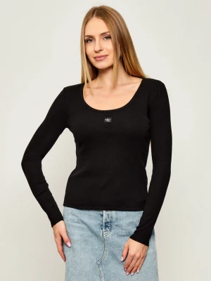 Calvin Klein Jeans Bluzka | Slim Fit czarny