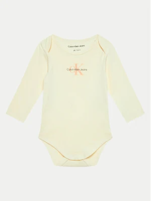 Calvin Klein Jeans Body dziecięce IN0IN00033 Żółty