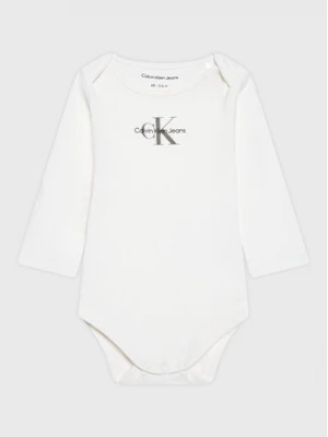 Calvin Klein Jeans Body dziecięce Monogram IN0IN00033 Biały Regular Fit