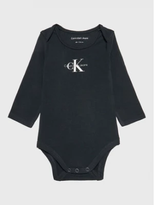 Calvin Klein Jeans Body dziecięce Monogram IN0IN00033 Czarny Regular Fit