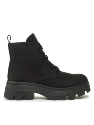 Calvin Klein Jeans Botki Chunky Combat Laceup Boot Co YW0YW01239 Czarny