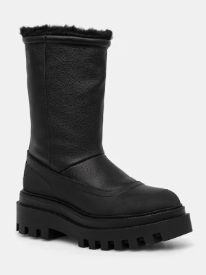 Calvin Klein Jeans botki FLATFORM CHELSEA BOOT PADDED czarny