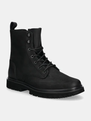 Calvin Klein Jeans buty EVA BOOT MID LACEUP REBELLIOUS czarny