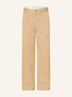 Calvin Klein Jeans Chinosy Baggy Relaxed Fit beige